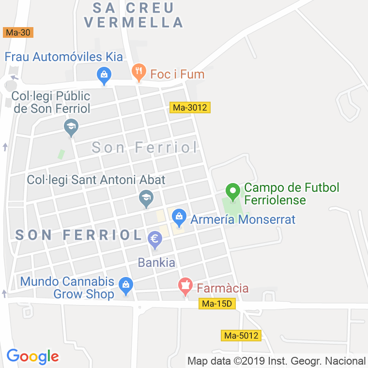 Código Postal calle Marques De Tenerife en Palma de Mallorca
