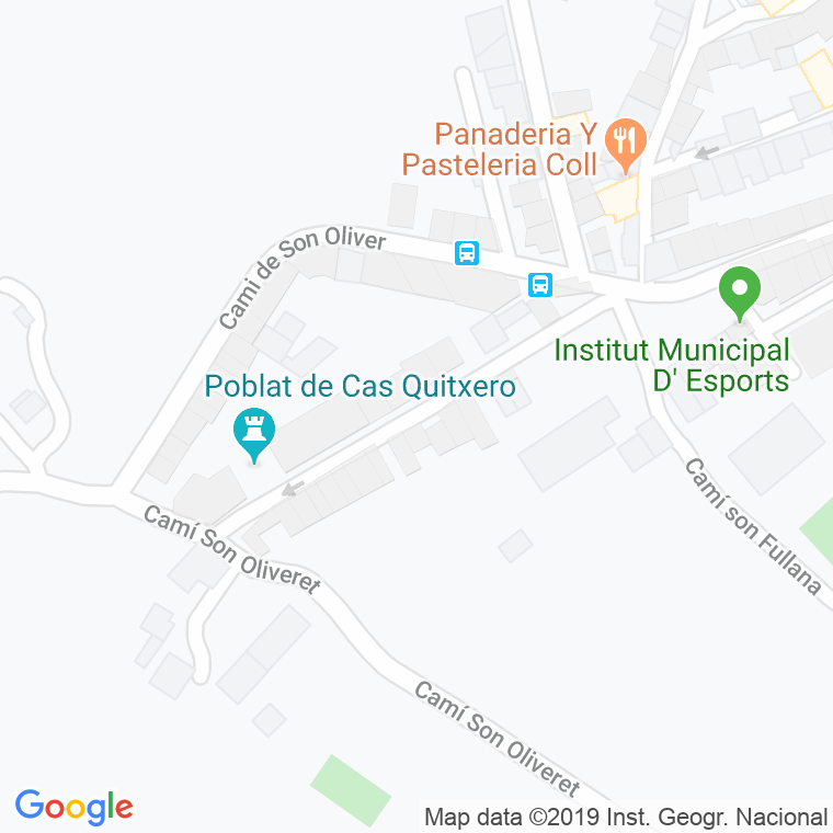 Código Postal calle Cas Quitxero en Palma de Mallorca