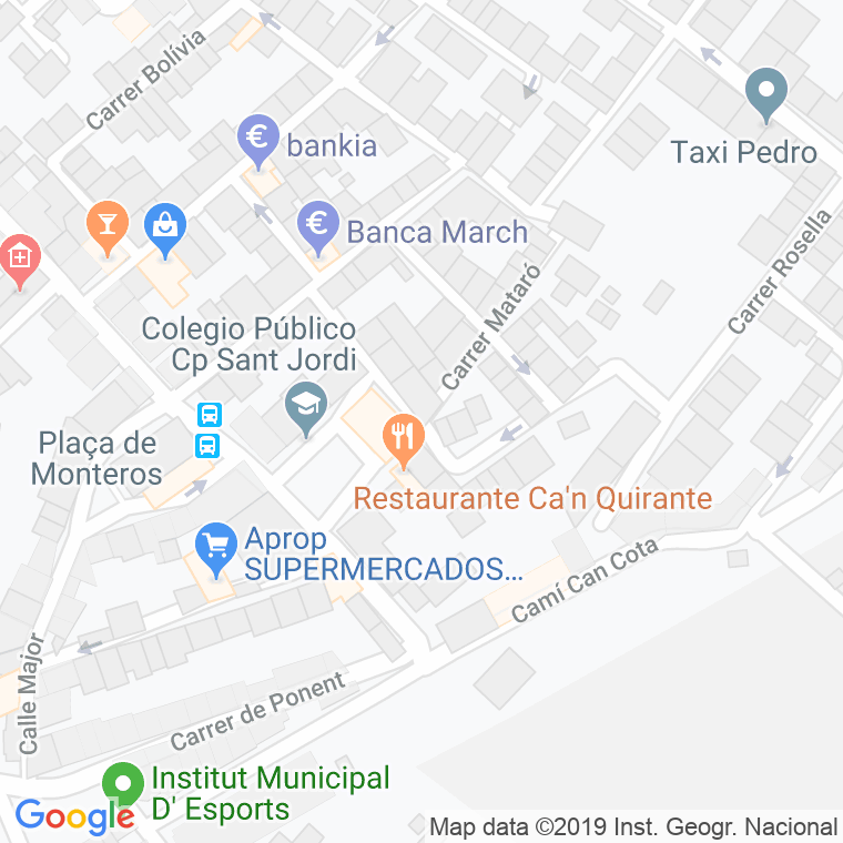 Código Postal calle Econom Caldentey en Palma de Mallorca