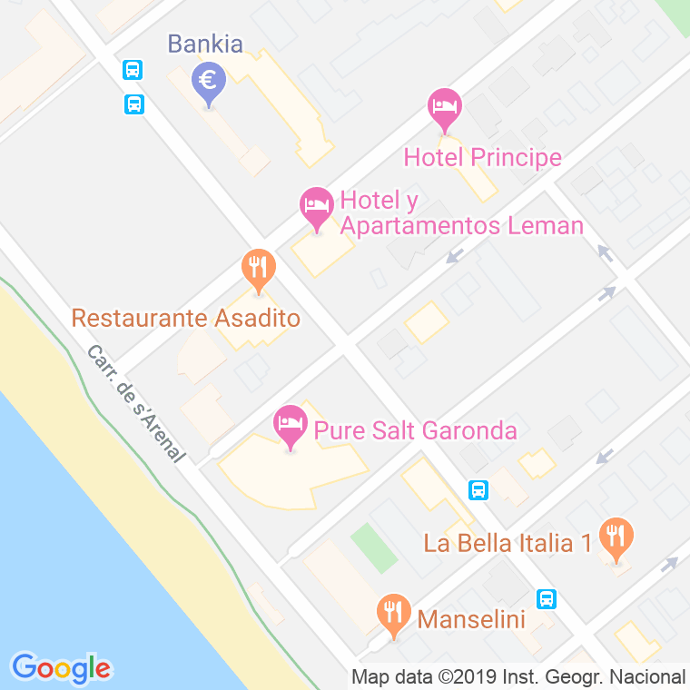 Código Postal calle Mar Tirrena en Palma de Mallorca