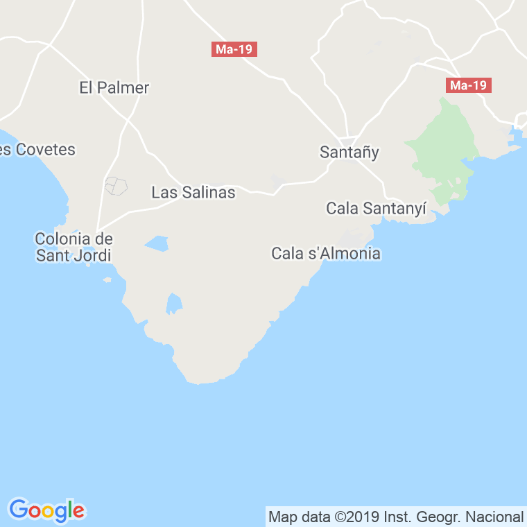 Código Postal de Santanyi en Illes Balears
