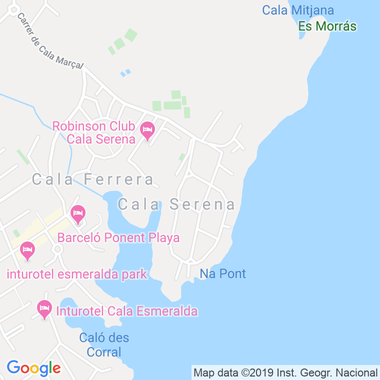 Código Postal de Cala Serena en Illes Balears