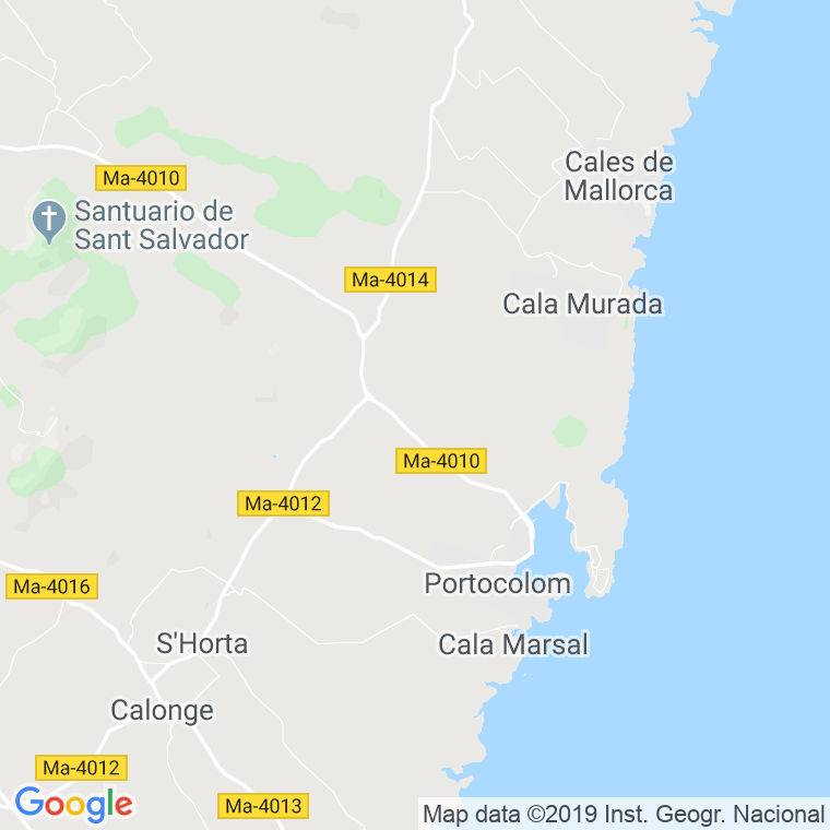 Código Postal de Cala Barbacana en Illes Balears