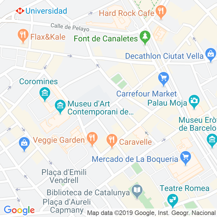 Código Postal calle Notariat en Barcelona