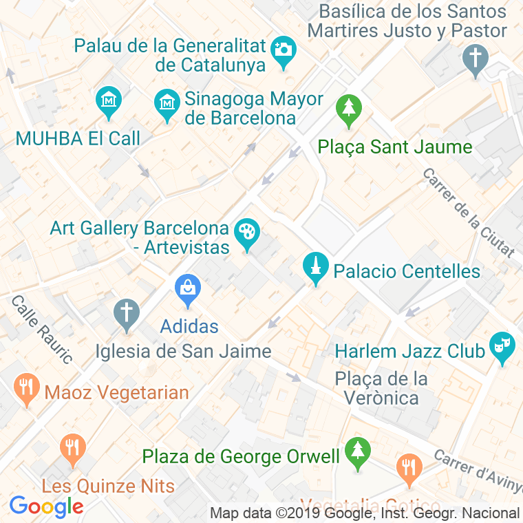 Código Postal calle Credit, passatge en Barcelona