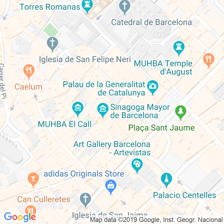 Código Postal calle Fruita en Barcelona