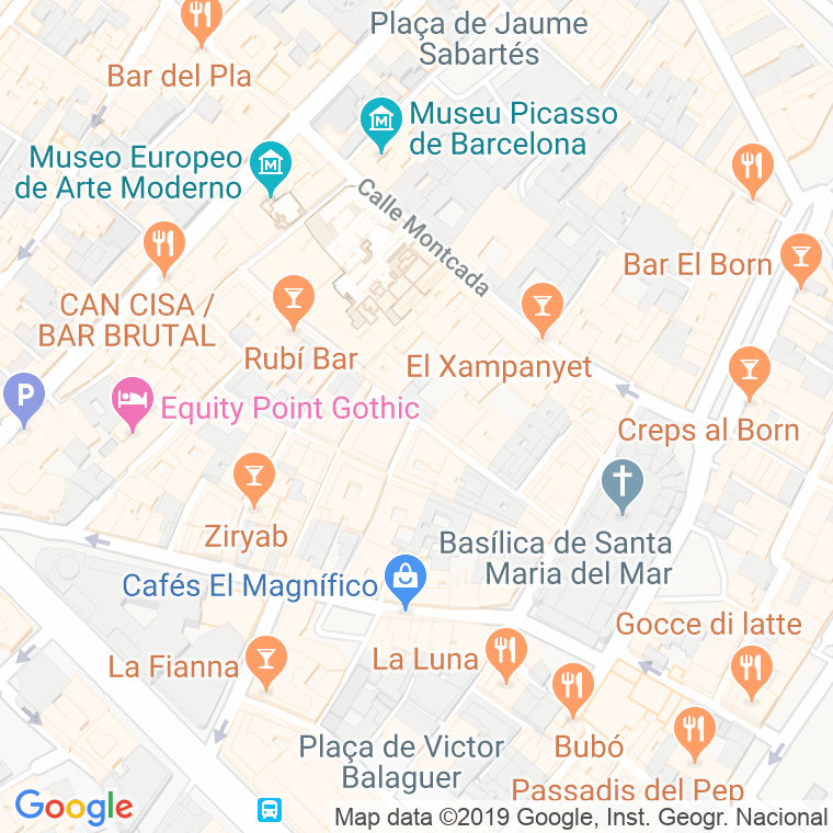 Código Postal calle Banys Vells en Barcelona