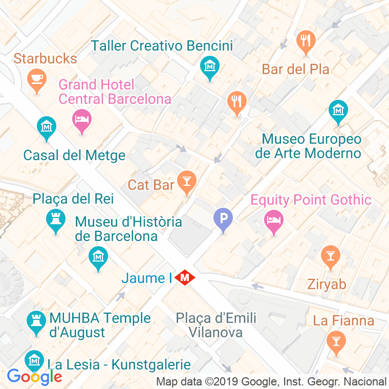 Código Postal calle Boria en Barcelona