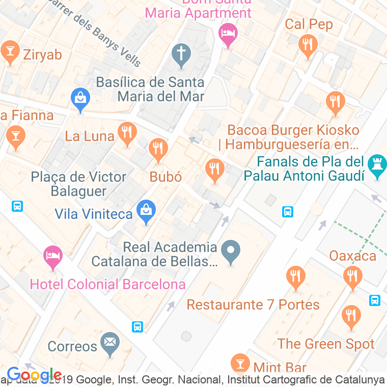 Código Postal calle Canvis Vells en Barcelona