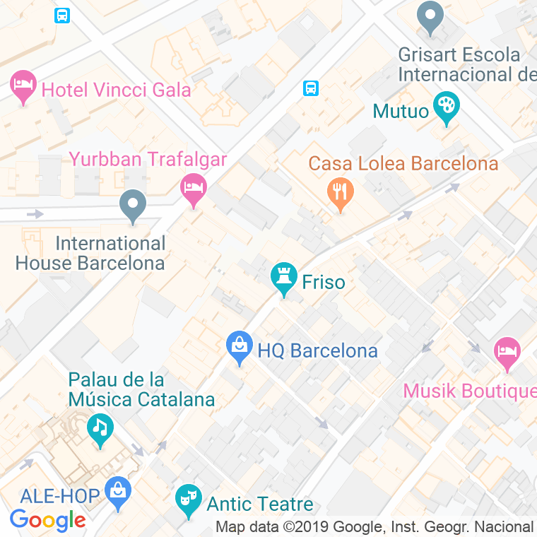 Código Postal calle Comerç   (Impares Del 1 Al Final)  (Pares Del 2 Al Final) en Barcelona