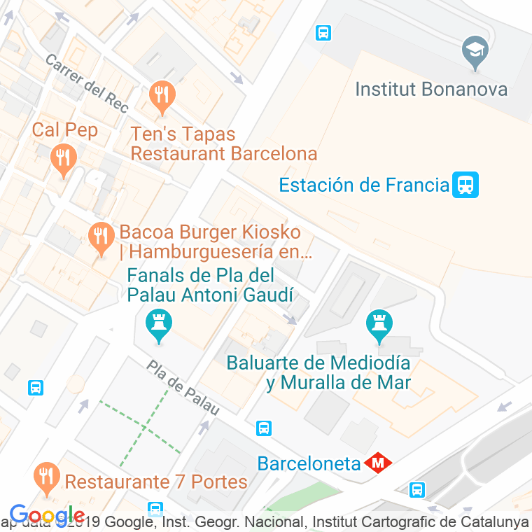 Código Postal calle Duana en Barcelona