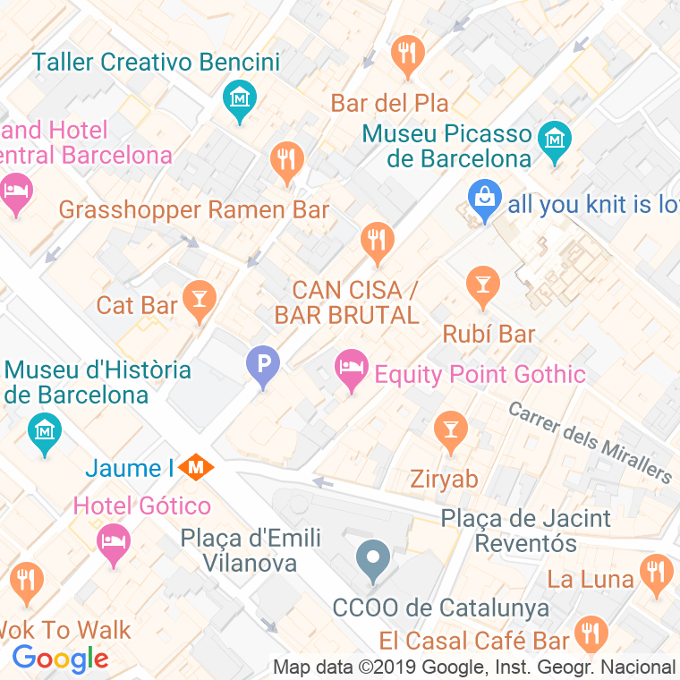 Código Postal calle Esquirol en Barcelona