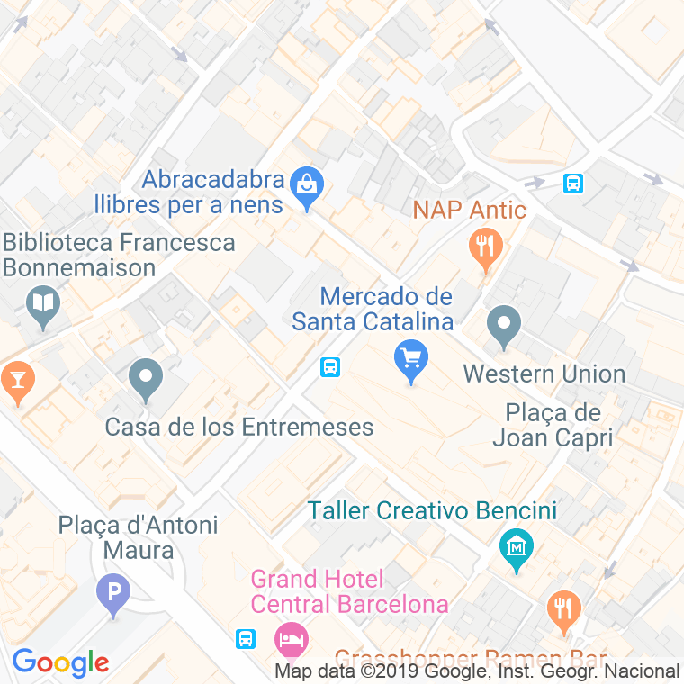 Código Postal calle Francesc Cambo, avinguda en Barcelona
