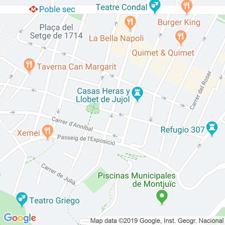 Código Postal calle Magalhaes en Barcelona