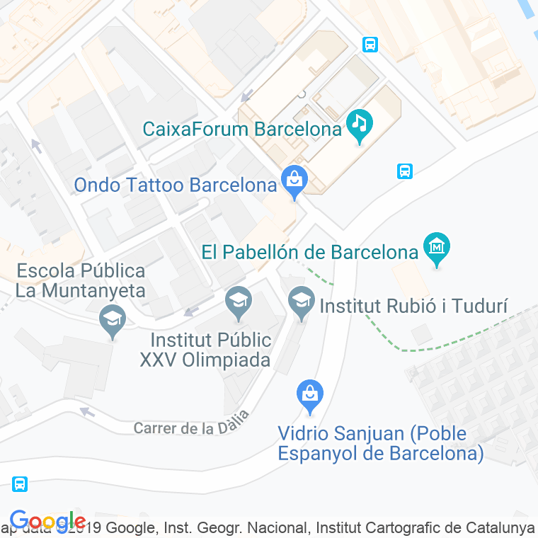 Código Postal calle Montfar en Barcelona