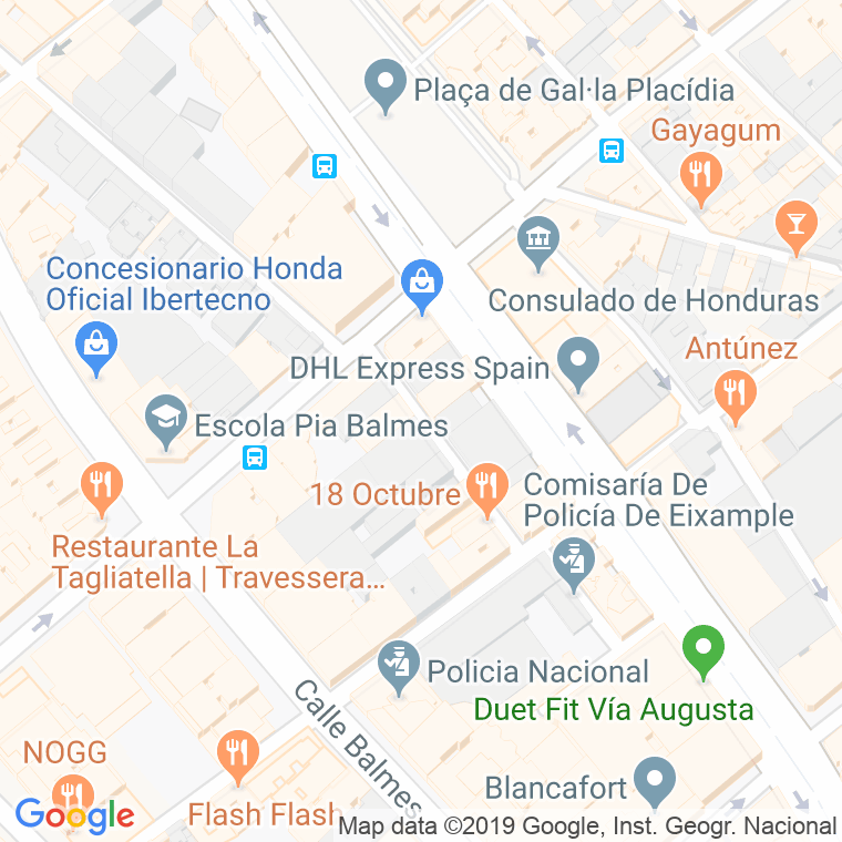 Código Postal calle Julian Romea en Barcelona