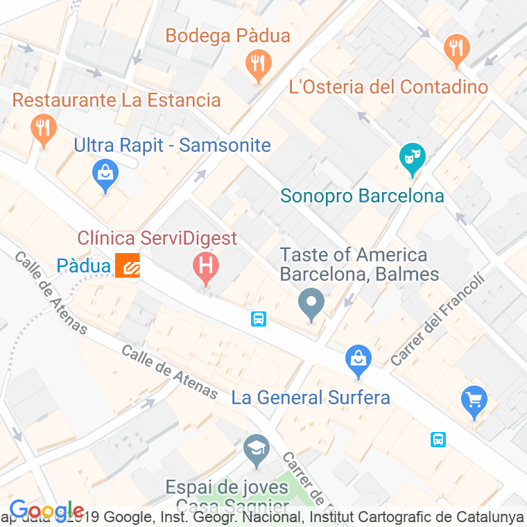 Código Postal calle Manuel Angelon en Barcelona