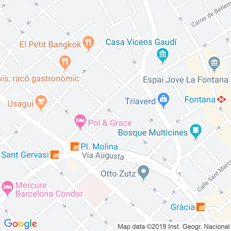 Código Postal calle Matilde Diez en Barcelona