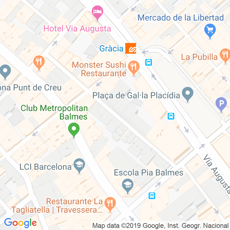 Código Postal calle Regas en Barcelona