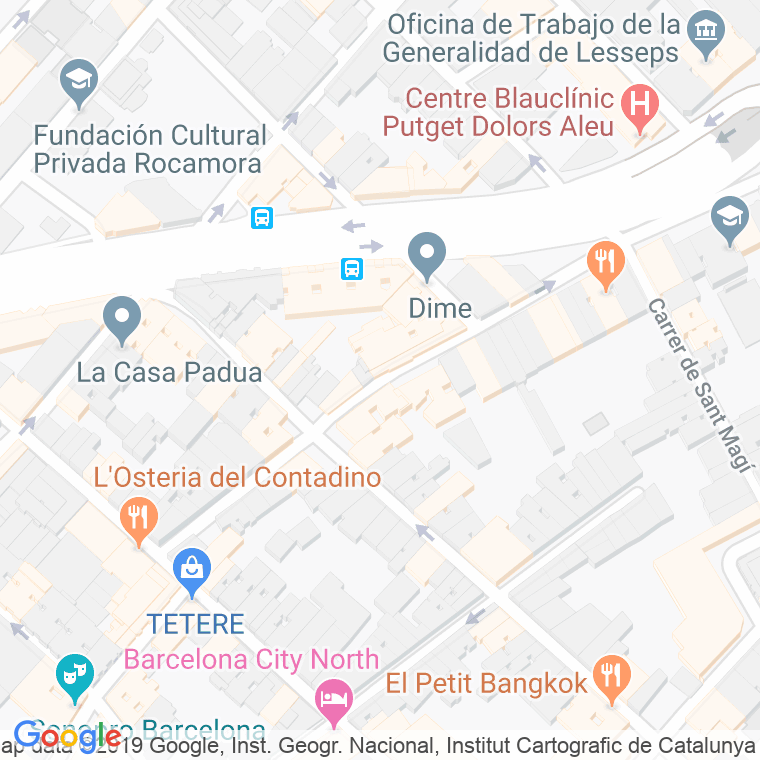Código Postal calle Septimania en Barcelona
