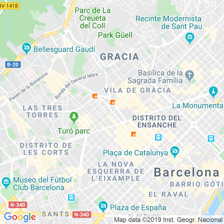 Código Postal calle Balmes   (Impares Del 3 Al 79)  (Pares Del 2 Al 80) en Barcelona