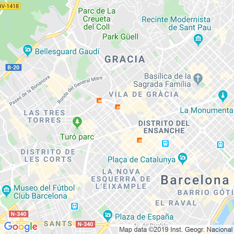 Código Postal calle Balmes   (Impares Del 81 Al 167)  (Pares Del 82 Al 170) en Barcelona