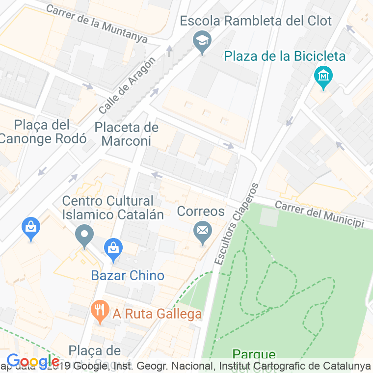 Código Postal calle Escoles, De Les, passatge (Impares Del 1 Al Final)  (Pares Del 2 Al Final) en Barcelona