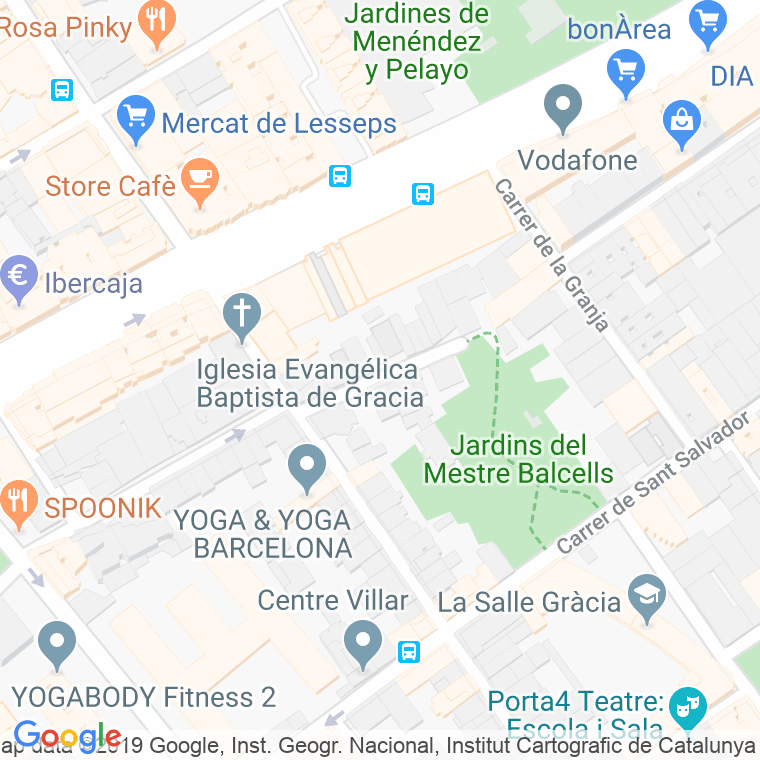 Código Postal calle Frigola, passatge en Barcelona