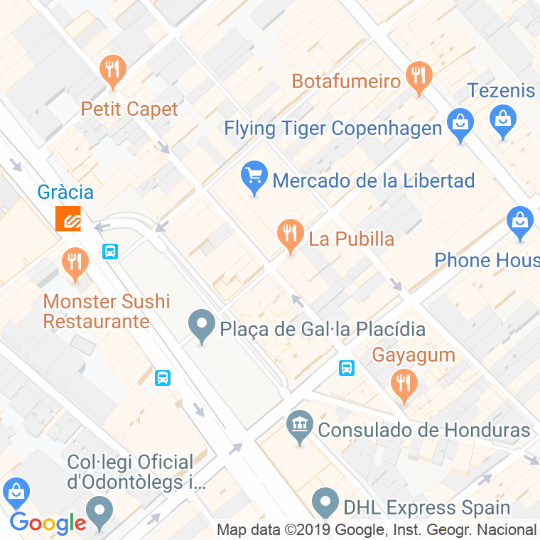 Código Postal calle Milton en Barcelona