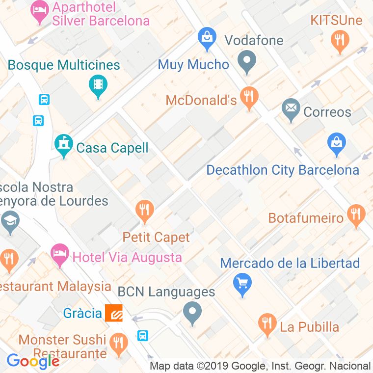 Código Postal calle Sant Marc en Barcelona