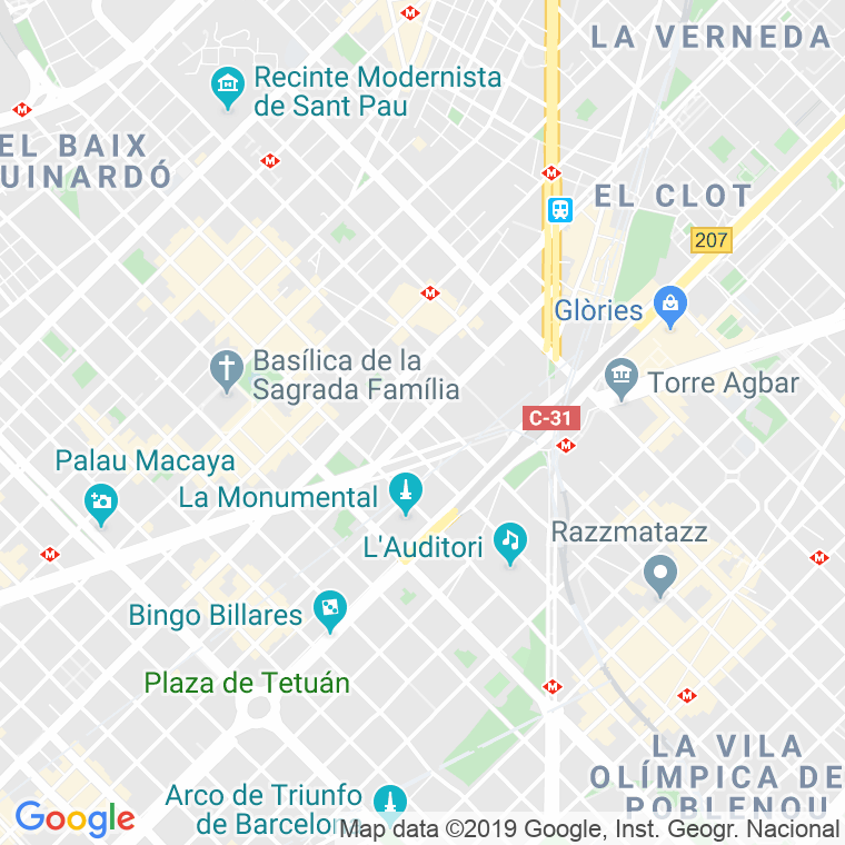 Código Postal calle Casp   (Impares Del 75 Al Final)  (Pares Del 112 Al Final) en Barcelona
