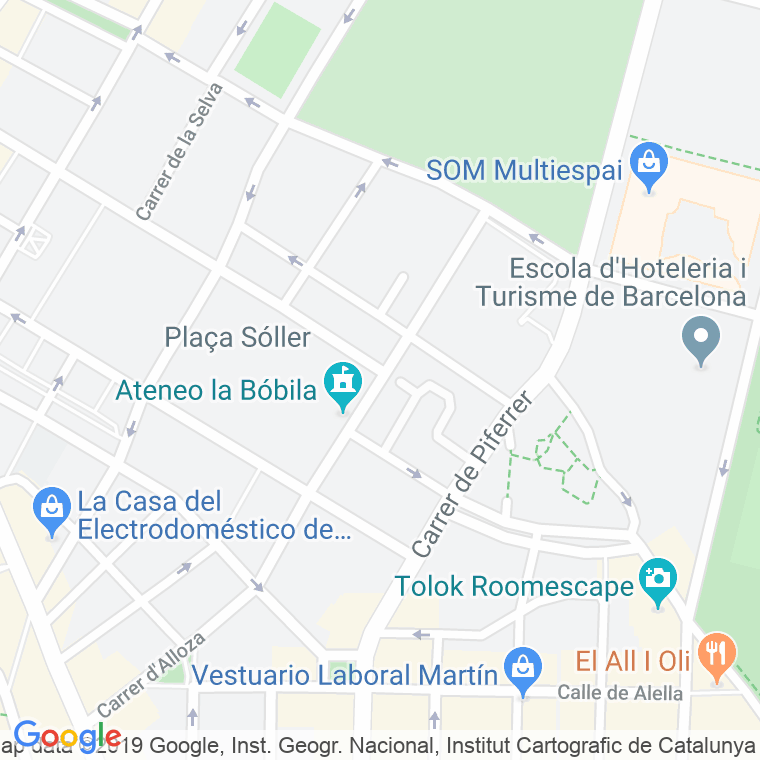 Código Postal calle Estudiant en Barcelona