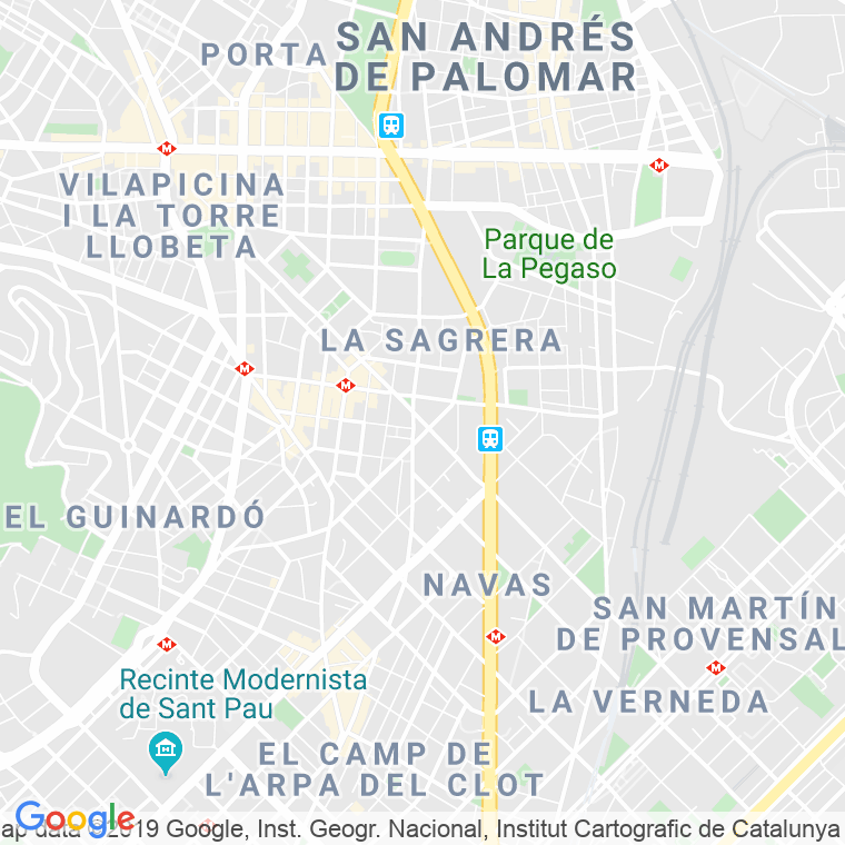 Código Postal calle Felip Ii   (Impares Del 267 Al Final)  (Pares Del 236 Al Final) en Barcelona
