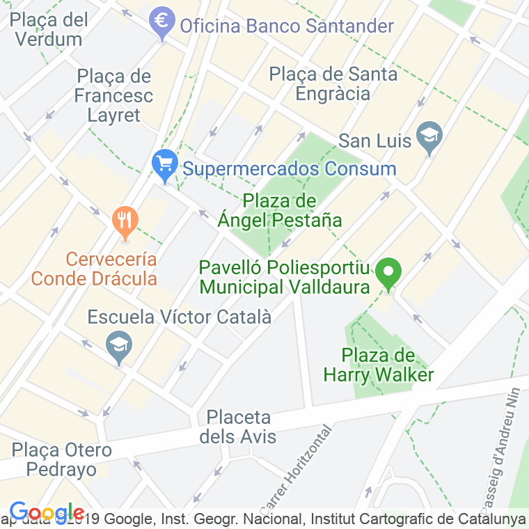 Código Postal calle Sant Francesc Xavier   (Impares Del 1 Al Final)  (Pares Del 2 Al Final) en Barcelona