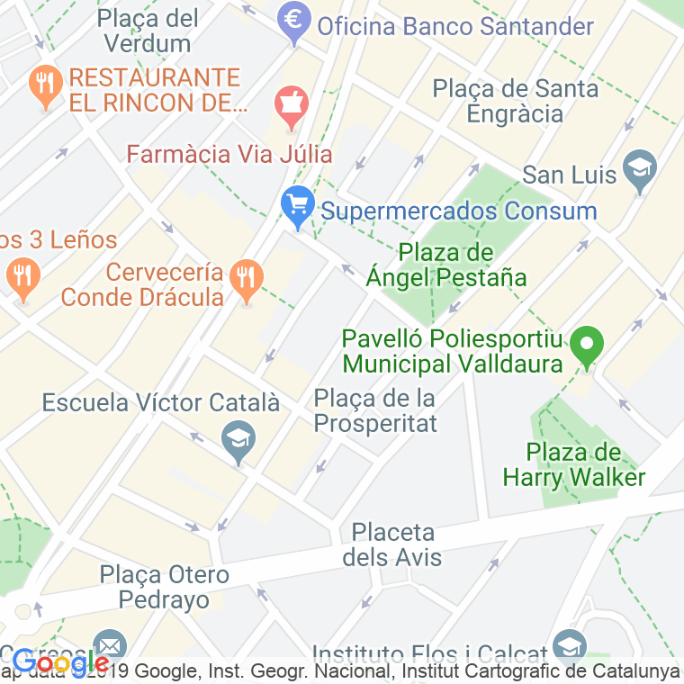 Código Postal calle Santa Engracia, De en Barcelona