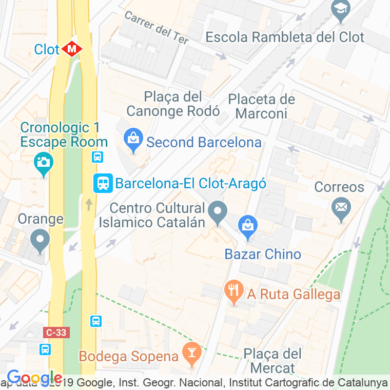 Código Postal calle Rafael Capdevila en Barcelona
