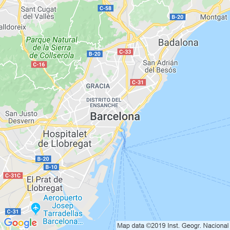 Código Postal calle Maresme, Del   (Impares Del 1 Al 155)  (Pares Del 2 Al 176) en Barcelona