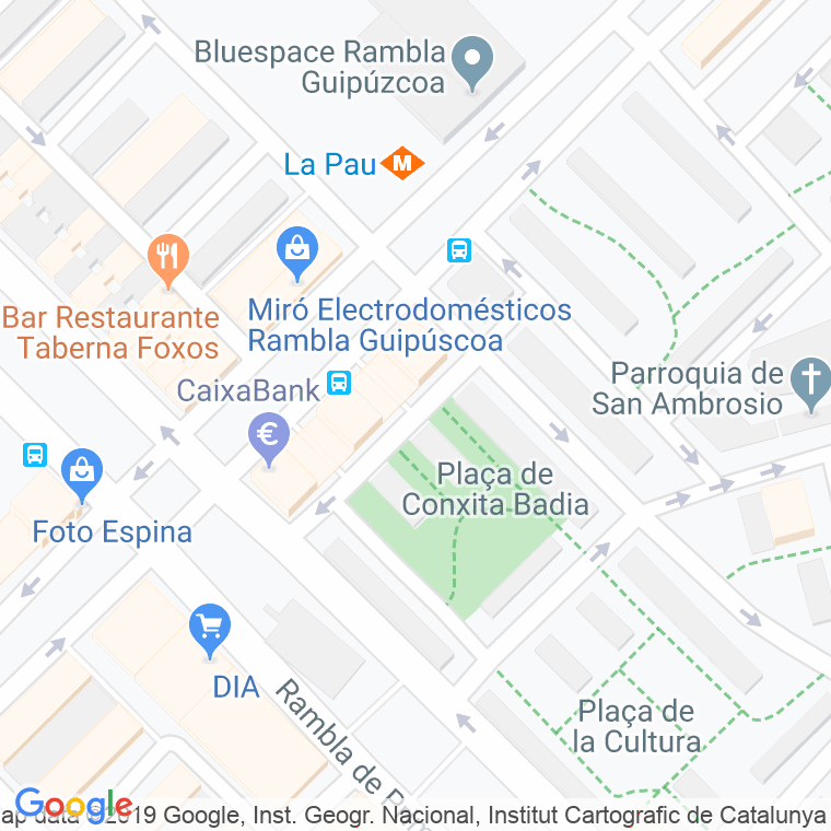 Código Postal calle Francesca Bonnemaison en Barcelona