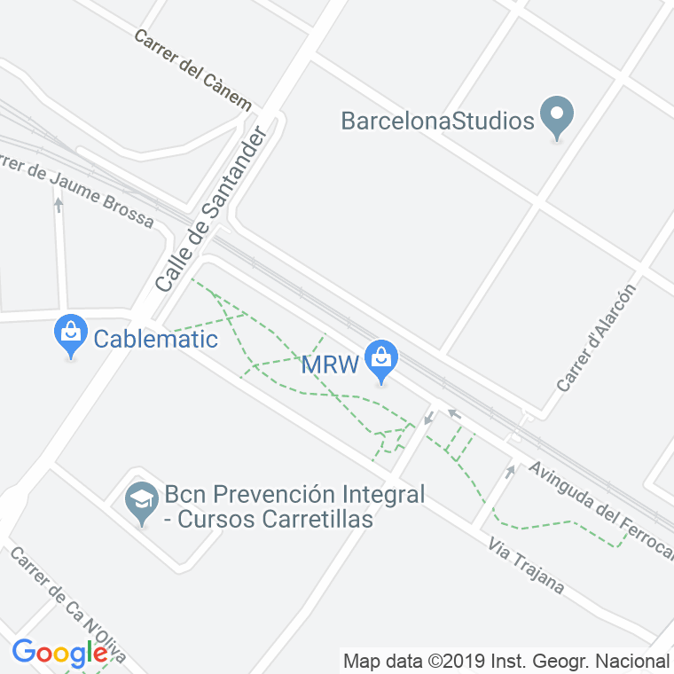 Código Postal calle Verneda, De La, passeig (Impares Del 1 Al Final)  (Pares Del 2 Al Final) en Barcelona