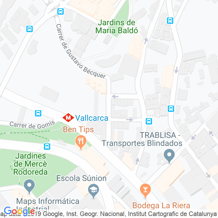 Código Postal calle Cambrils en Barcelona