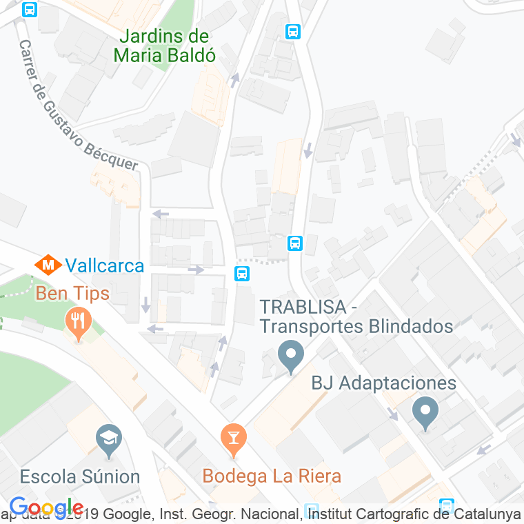 Código Postal calle Farigola, De La, passatge en Barcelona
