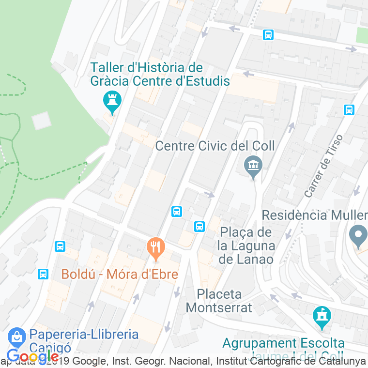 Código Postal calle Guillem Abiel, passatge en Barcelona