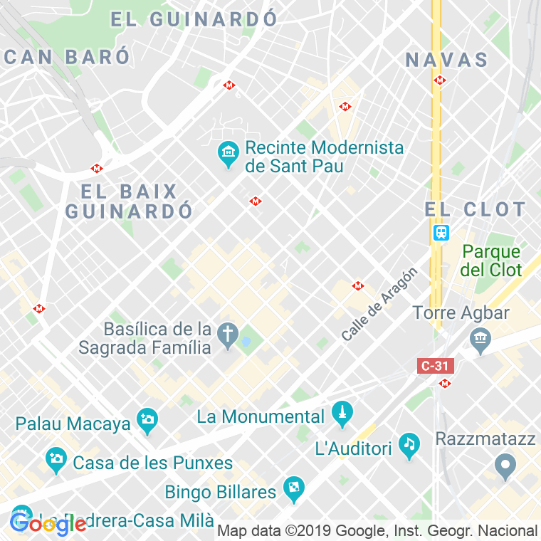 Código Postal calle Castillejos, Los   (Impares Del 421 Al Final)  (Pares Del 408 Al Final) en Barcelona