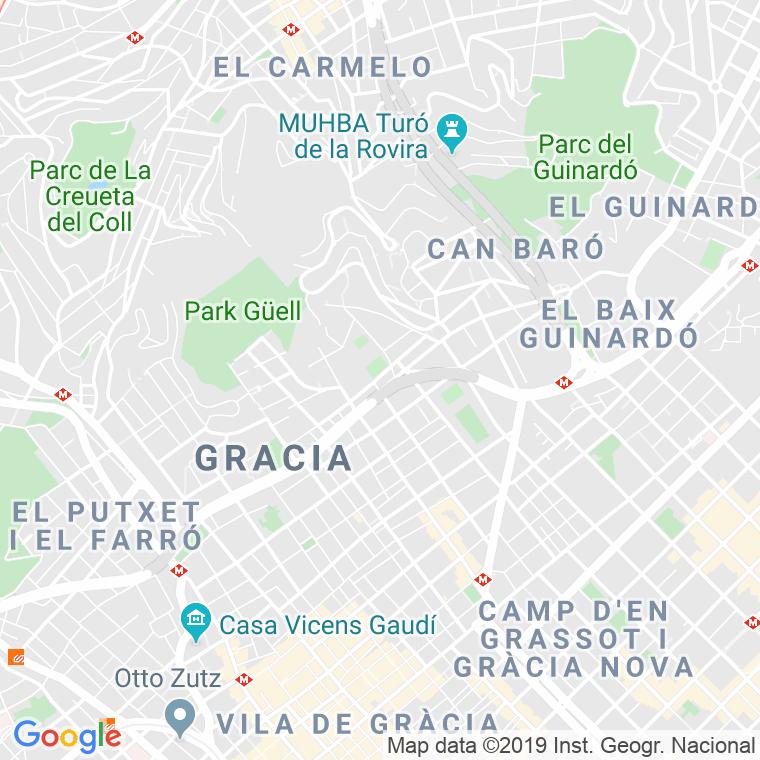 Código Postal calle Francisco Manzano en Barcelona