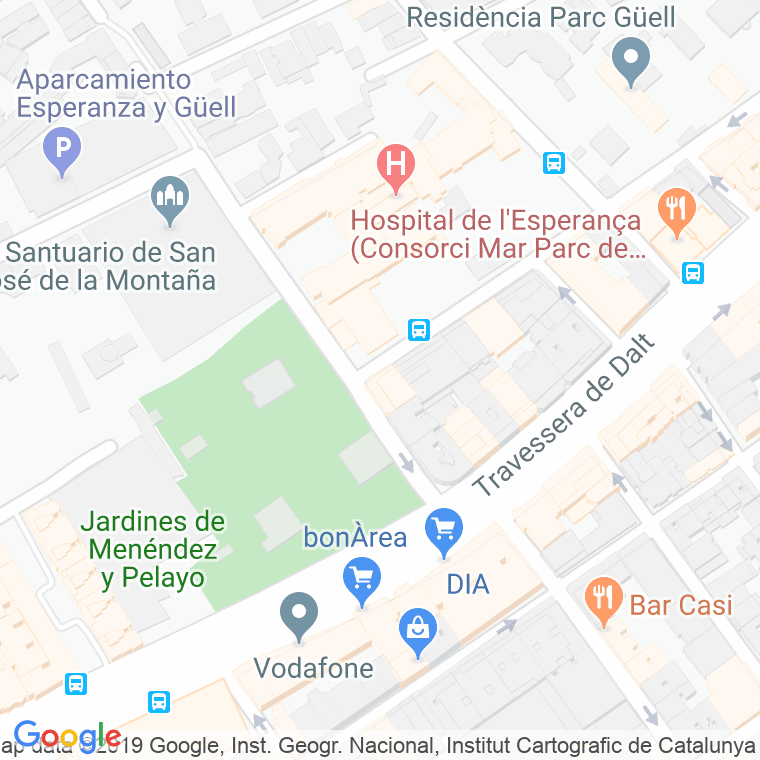 Código Postal calle Granja, De La en Barcelona