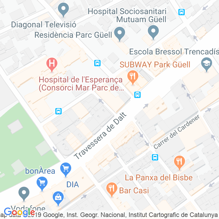 Código Postal calle Lliri en Barcelona