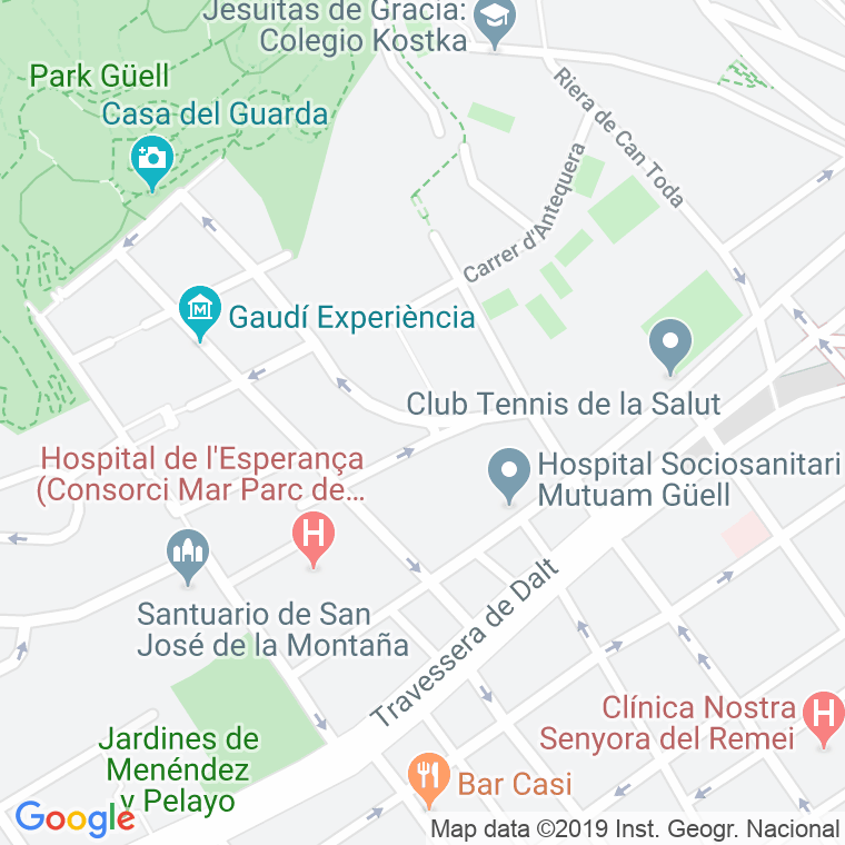 Código Postal calle Pare Jacint Alegre en Barcelona