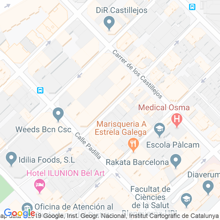 Código Postal calle Santa Carolina en Barcelona