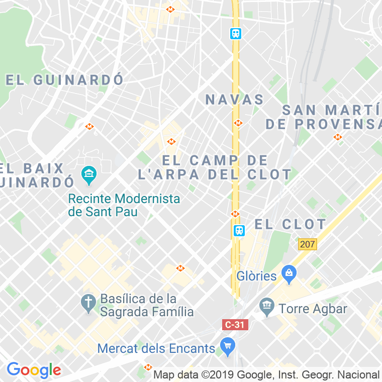 Código Postal calle Oliva, D', passatge (Impares Del 1 Al Final)  (Pares Del 2 Al Final) en Barcelona