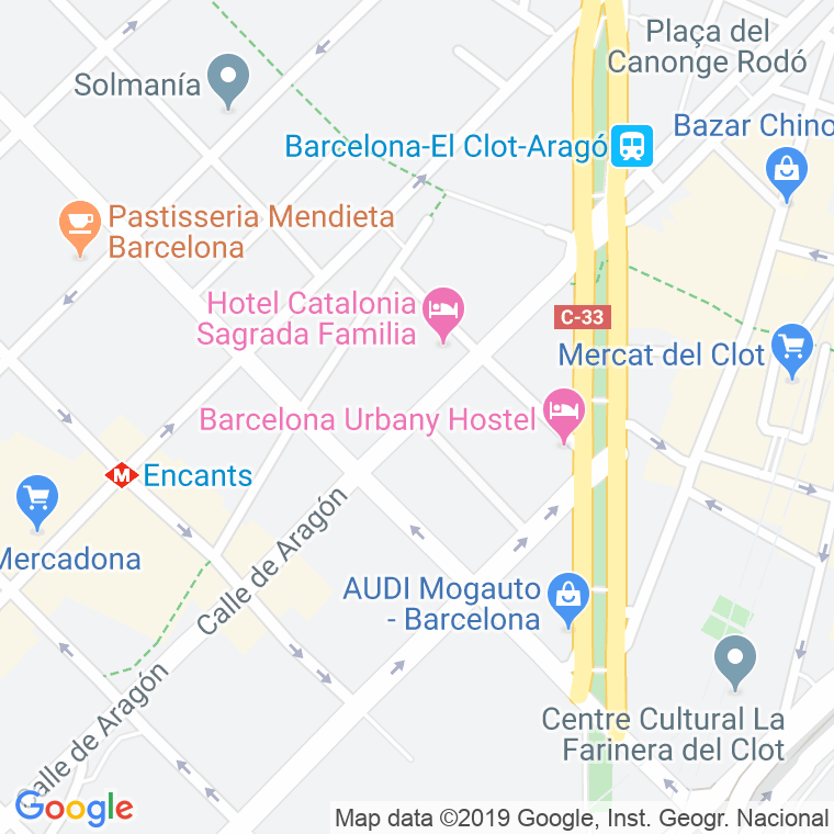 Código Postal calle Vintro, passatge (Impares Del 1 Al Final)  (Pares Del 2 Al Final) en Barcelona